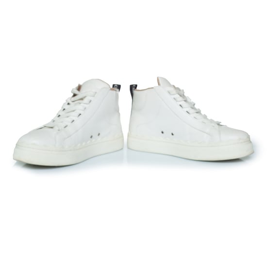 Chloe Lauren hoge sneakers in het wit - Image 6