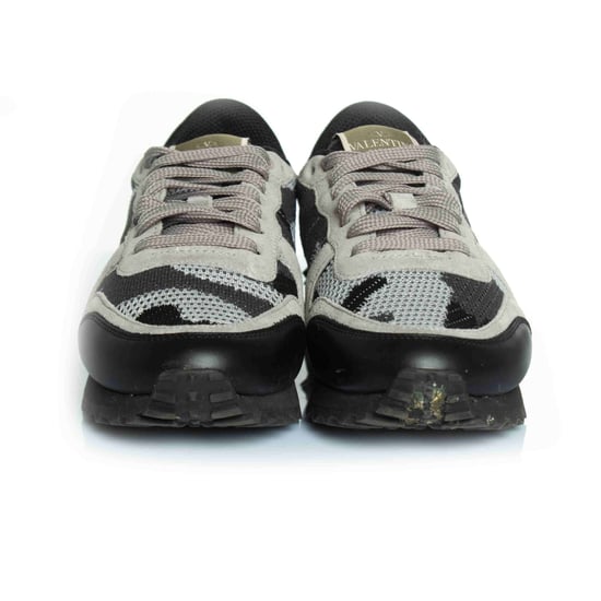 Valentino Garavani Camo rockrunner in grijs en roze - Image 2