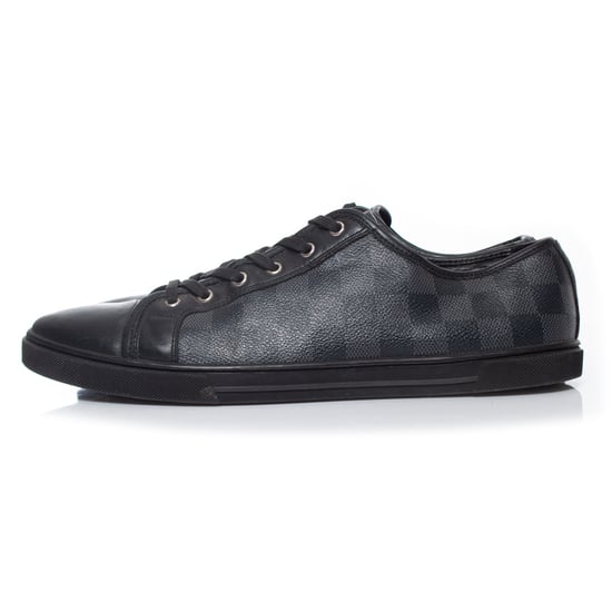 Louis Vuitton zwarte damier canvas sneakers - Image 2