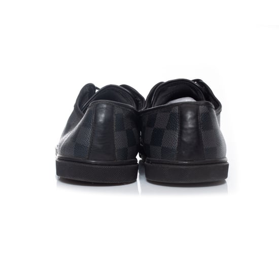 Louis Vuitton zwarte damier canvas sneakers - Image 3