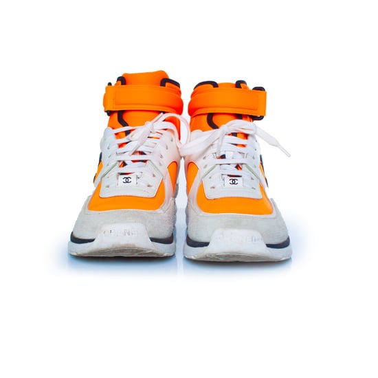 Chanel Neon hoge sneakers - Image 4