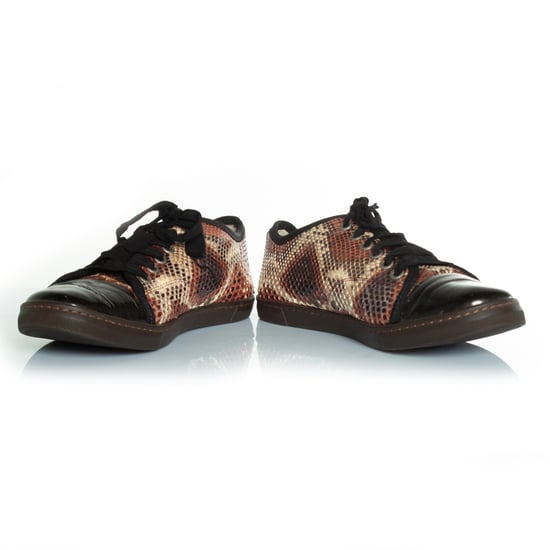 Lanvin python sneakers met lakleren neus - Image 3