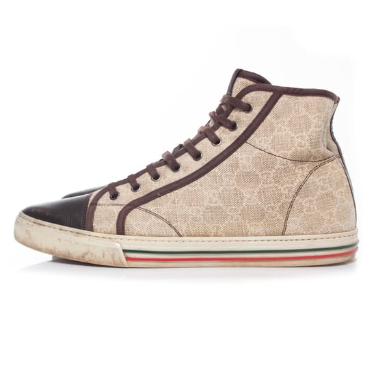 Gucci Beige canvas sneakers - Image 2