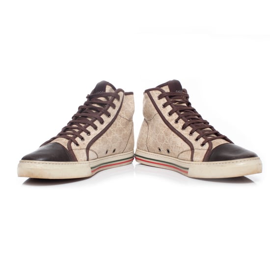 Gucci Beige canvas sneakers - Image 4