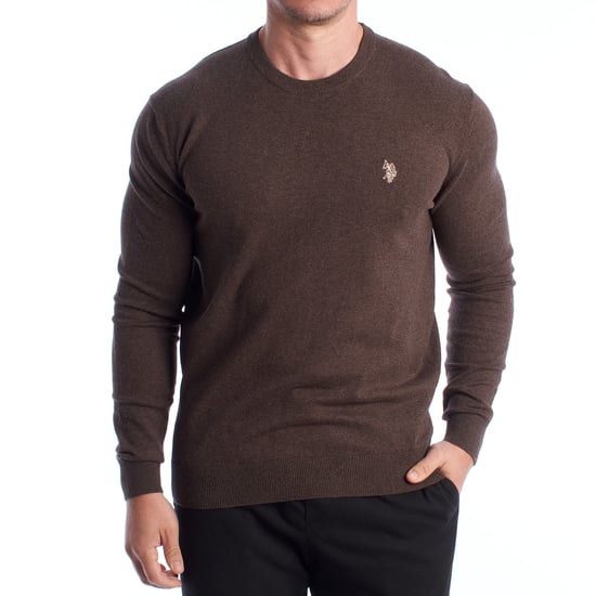 Herren-Strickpullover mit Rundhalsausschnitt US42173048 - Image 1