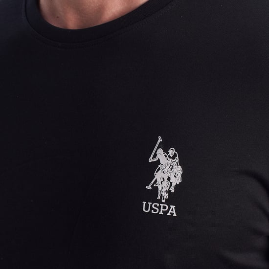 Herren-T-Shirt aus Baumwolle mit kurzen Ärmeln US42154027 - Image 2