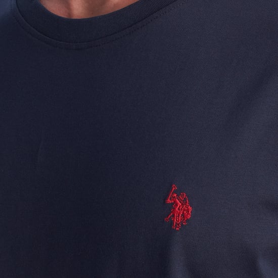 Herren-T-Shirt aus Baumwolle mit kurzen Ärmeln US42154026 - Image 2