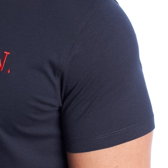 Herren-T-Shirt aus Baumwolle mit kurzen Ärmeln US42154022 - Image 5