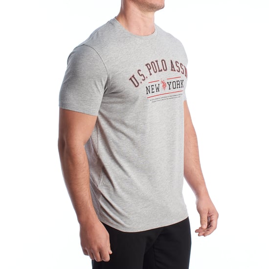 Herren-T-Shirt aus Baumwolle mit kurzen Ärmeln US42154024 - Image 4