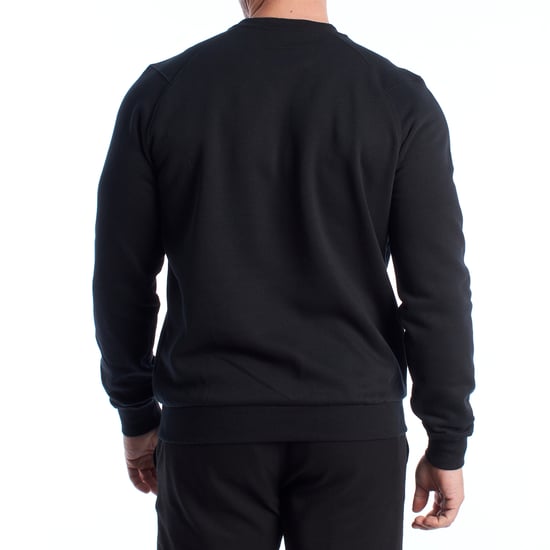 Herren-Fleece-Sweatshirt mit Rundhalsausschnitt US42187035 - Image 3