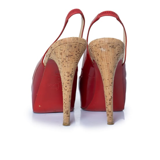 Christian Louboutin lakleren sandalen - Image 3