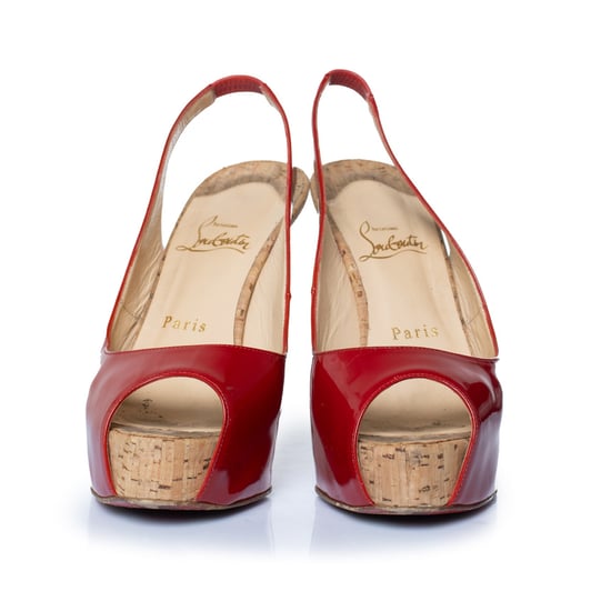 Christian Louboutin lakleren sandalen - Image 5