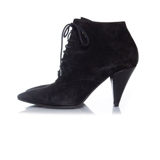 Saint Laurent Suède veter enkellaarsjes - Image 2