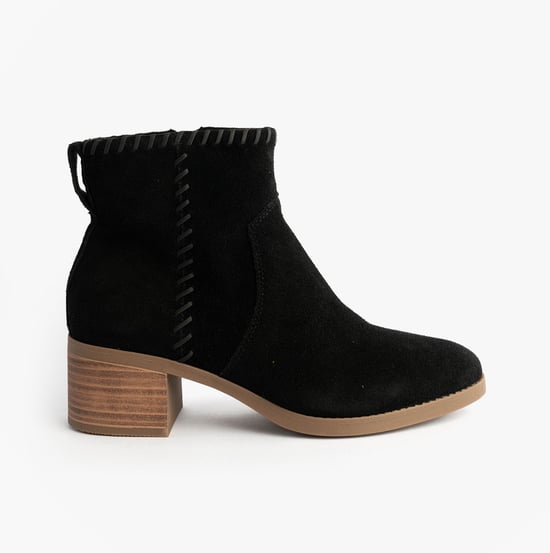Toms Delilah Dames Enkellaarsjes Zwart - Image 1
