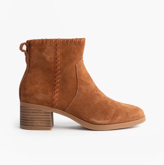 Toms Delilah Dames Enkellaarsjes Bruin - Image 1