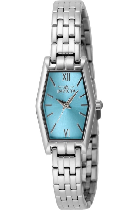 Invicta Angel 49063 Dames Horloge - Quartz Uurwerk - Roestvrij Staal met blauwe Wijzerplaat - 20mm - Image 1