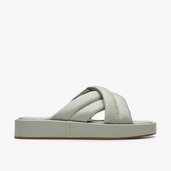 Alda Glide Light Green Lea Sandalen - Image 1