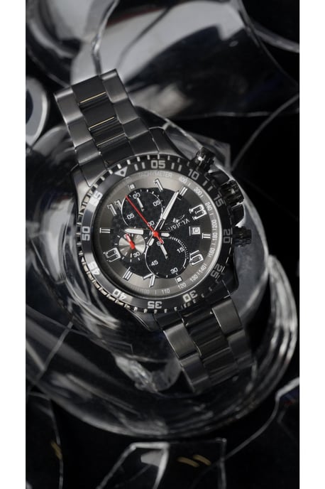 Invicta Specialty 14879 Heren Horloge - Quartz Uurwerk - Roestvrij Staal met grijze Wijzerplaat - 45mm - Image 6