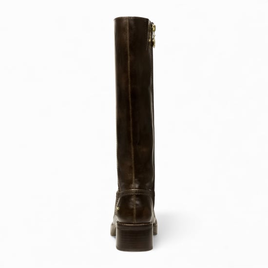 Windsorsmith Dames Espresso Bruine Kunstleren Kniehoge Rijlaarzen - Techniek - Image 6