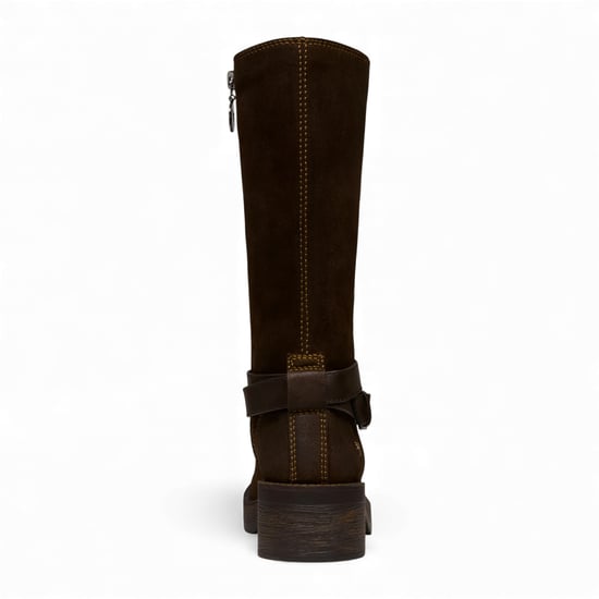 Windsorsmith Dames Brownie Suède Leren Halfhoge Western Rijlaarzen - Gotcha - Image 5