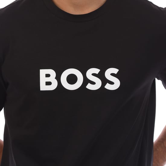 Men's Boss T-Shirt in Black - Image 2
