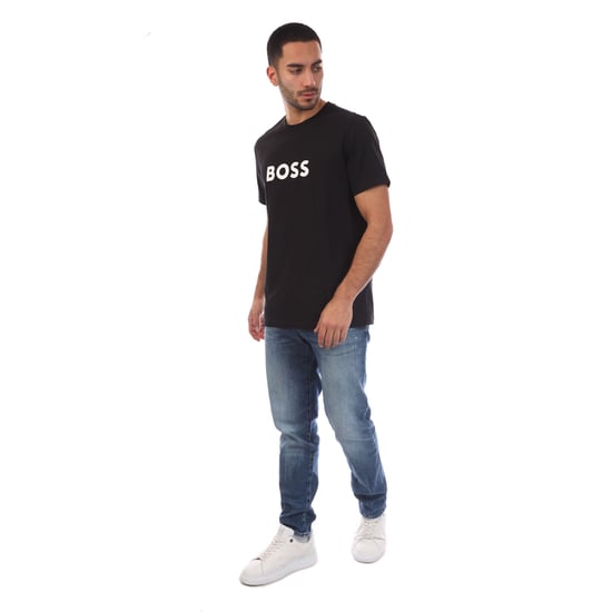 Men's Boss T-Shirt in Black - Image 3