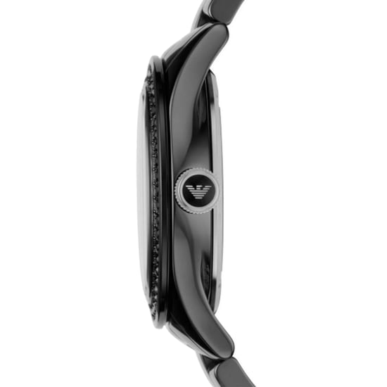 Emporio Armani Dameshorloge Kwarts Zwart - Image 2