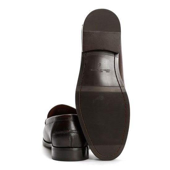Ben Sherman Hester Leren Heren Bruine Instappers - Image 4