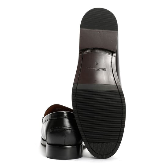 Ben Sherman Buster Leren Zwarte Mannelijke Instappers - Image 4