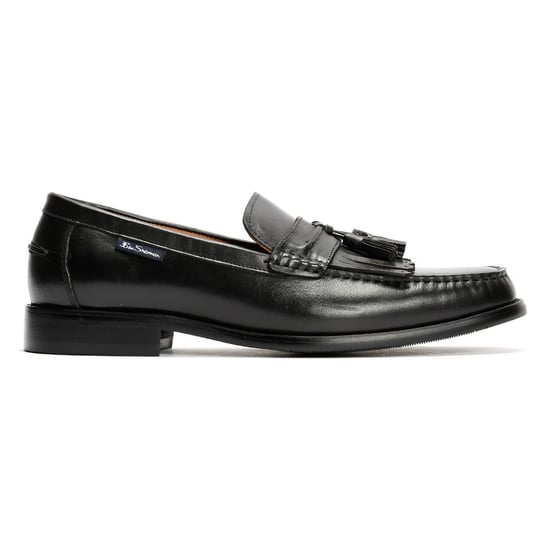 Ben Sherman Buster Leren Zwarte Mannelijke Instappers - Image 5