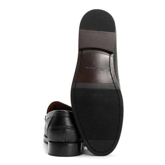 Ben Sherman Hester Leren Zwarte Mannelijke Instappers - Image 4