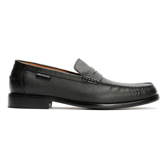 Ben Sherman Hester Leren Zwarte Mannelijke Instappers - Image 5