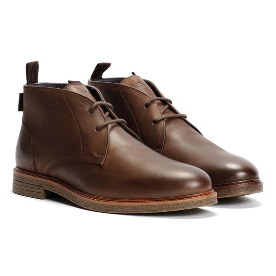 Ben Sherman Walker Chukka Leren Heren Bruine Boots - Image 1