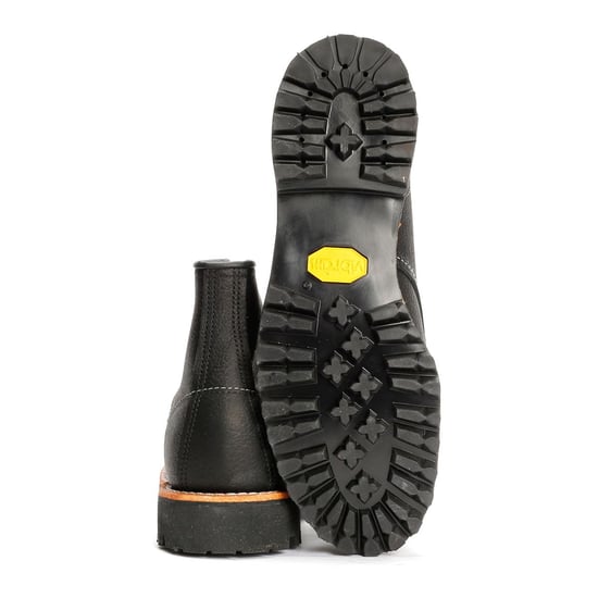 Red Wing Roughneck 6" Moc Toe Leren Zwarte Herenlaarzen - Image 4