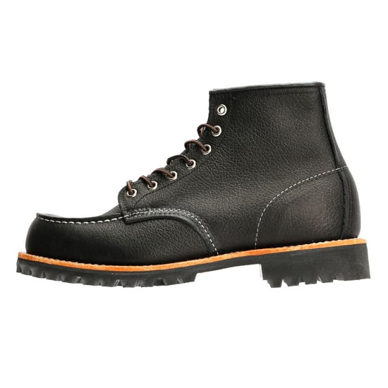 Red Wing Roughneck 6" Moc Toe Leren Zwarte Herenlaarzen - Image 6