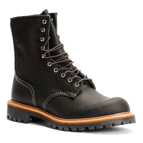 Red Wing 8-Inch Logger Leren Zwarte Herenlaarzen - Image 2
