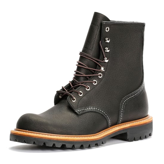 Red Wing 8-Inch Logger Leren Zwarte Herenlaarzen - Image 3