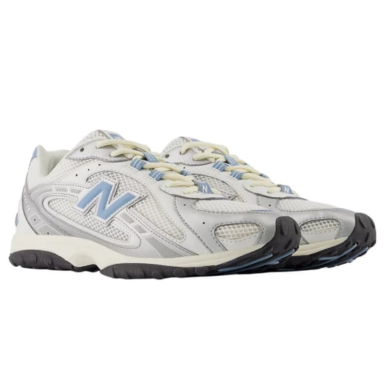 204L Silver Metallic Sky Sneakers - Image 3