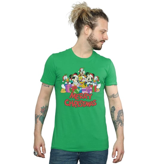 Disney Heren Mickey Mouse en vrienden Kerstmis T-Shirt (Iers Groen) - Image 3