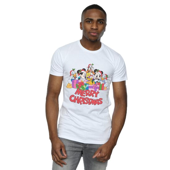 Disney Heren Mickey Mouse en vrienden Kerstmis T-Shirt (Wit) - Image 3
