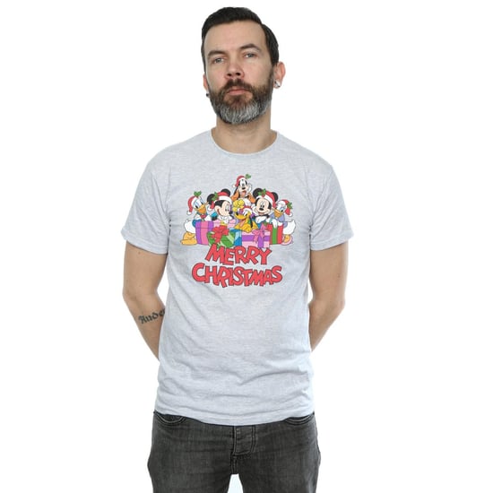 Disney Heren Mickey Mouse en vrienden Kerstmis T-Shirt (Sportgrijs) - Image 3