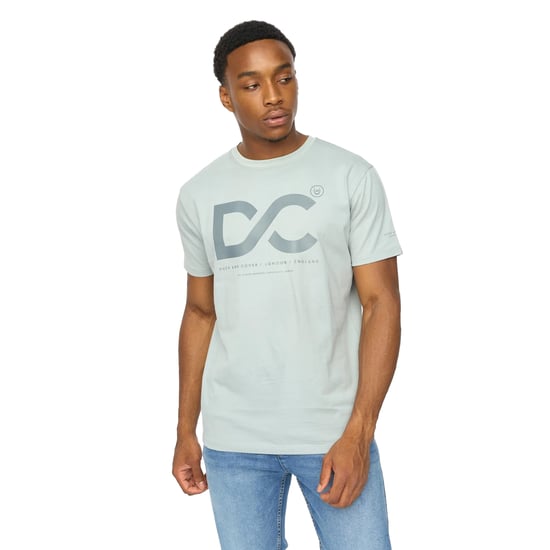 Duck and Cover Heren Polymoore Zware T-Shirt (Staalblauw) - Image 3
