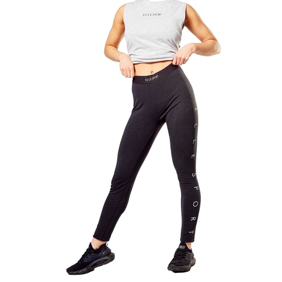 Elle Dames/Dames Handtekening Legging (Zwart) - Image 4
