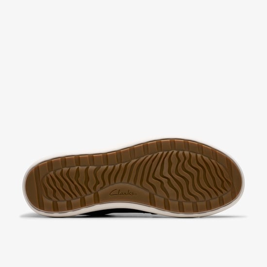 Mapstone Lace Black Leather Sneakers - Image 3
