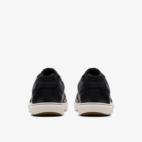 Mapstone Lace Black Leather Sneakers - Image 5