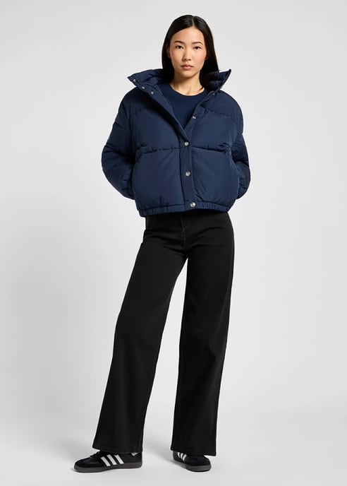 Lee - Relaxed short Puffer Jacket - Indigo - Image 3