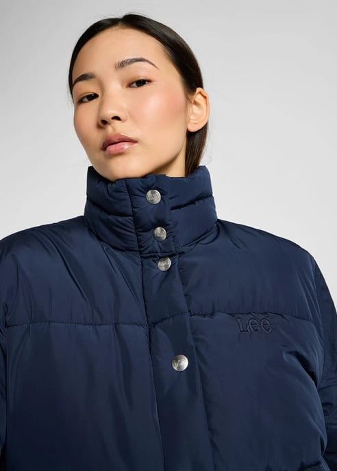 Lee - Relaxed short Puffer Jacket - Indigo - Image 5