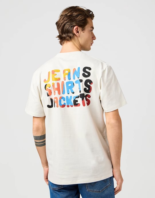 Wrangler - Big Graphic - Tshirt - White - Image 5
