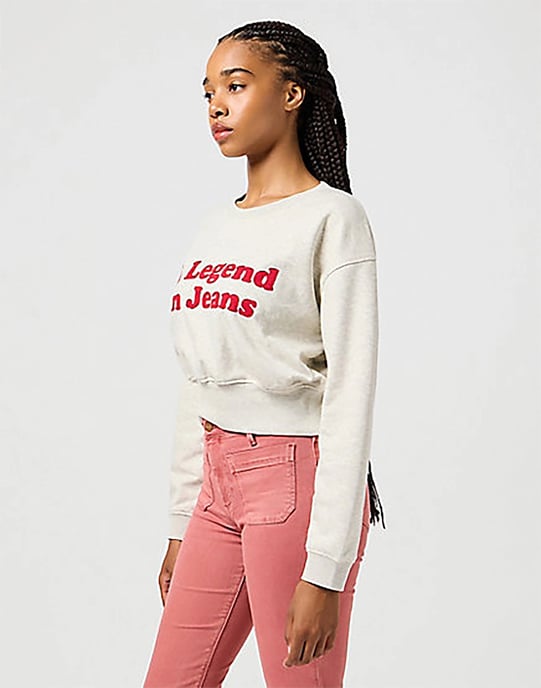Wrangler - Relaxed - Sweatshirt - Oat - Image 4