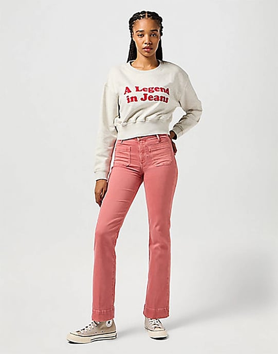 Wrangler - Relaxed - Sweatshirt - Oat - Image 5